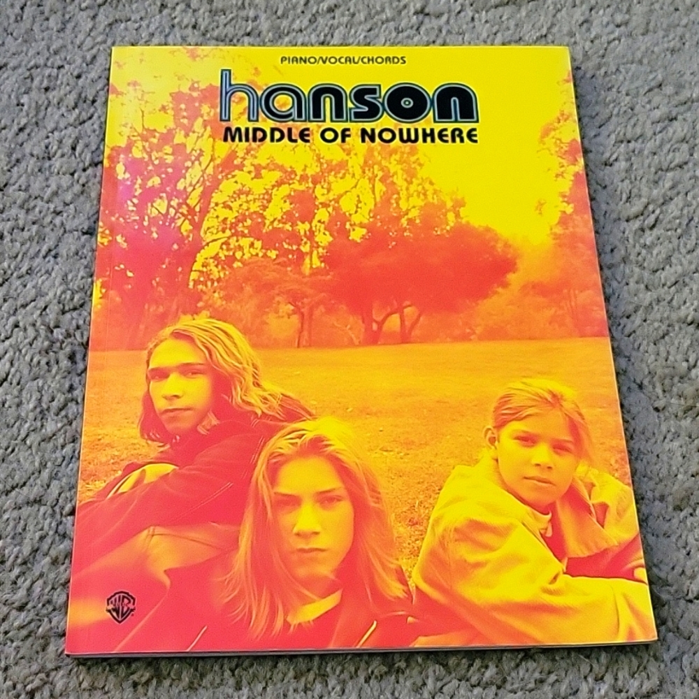 NWT 1997 Hanson Middle of Nowhere Sheet Music Book Piano Vocal Chords